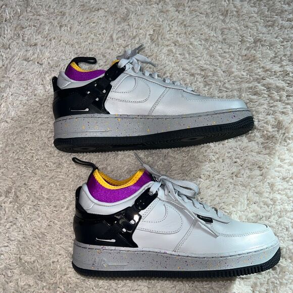 Nike Air Force 1 Low SP UC grey fog / black sneaker shoes mens 6.5 women 8 - Picture 7 of 11